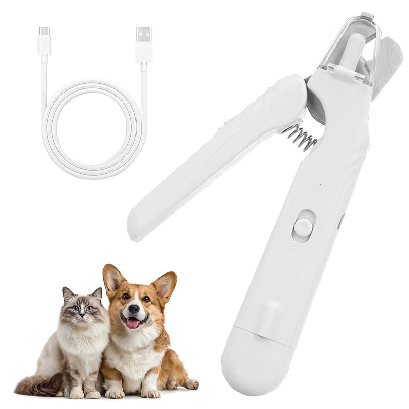 GlowTrim 3-in-1 LED Nail Clippers with Grinder for Cats & Dogs