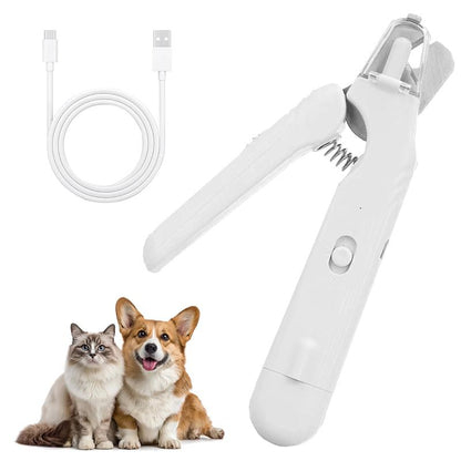 GlowTrim 3-in-1 LED Nail Clippers with Grinder for Cats & Dogs