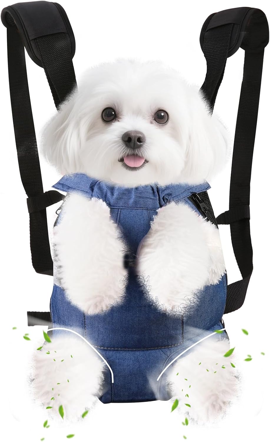 Dog Backpack Carrier/Cat Carrier, Adjustable Pet Front Carriers Travel Bag for Puppy Medium Dogs, Legs Out, Soft Ventilated Doggie Chest Carry Backpacks for Hiking/Camping, 2.5-4 Lbs, Pink