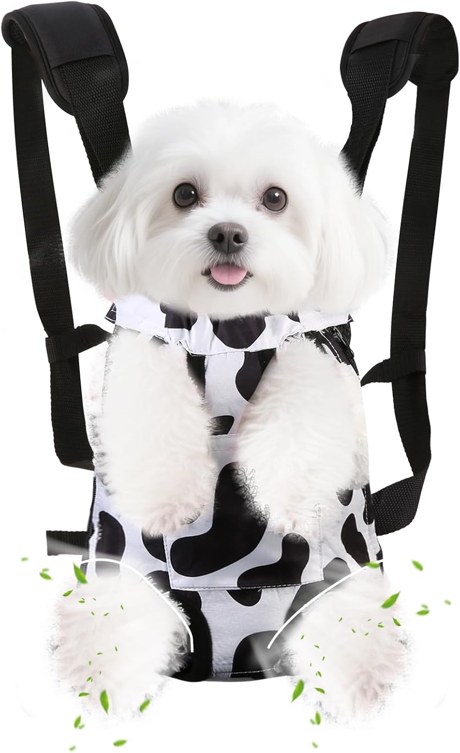 Dog Backpack Carrier/Cat Carrier, Adjustable Pet Front Carriers Travel Bag for Puppy Medium Dogs, Legs Out, Soft Ventilated Doggie Chest Carry Backpacks for Hiking/Camping, 2.5-4 Lbs, Pink