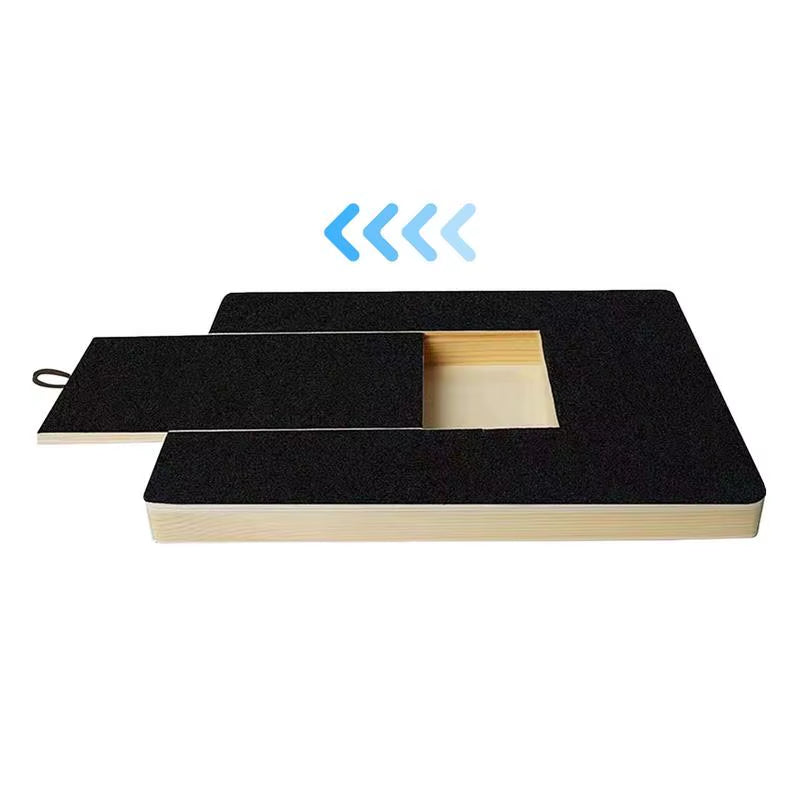 Wooden Dog Nail File Board Adjustable Scratching Board for Nail Trimming Self Scratcher Toy Safe Pet Grooming Accessories