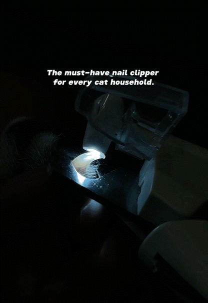 GlowTrim 3-in-1 LED Nail Clippers with Grinder for Cats & Dogs