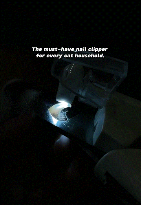 GlowTrim 3-in-1 LED Nail Clippers with Grinder for Cats & Dogs