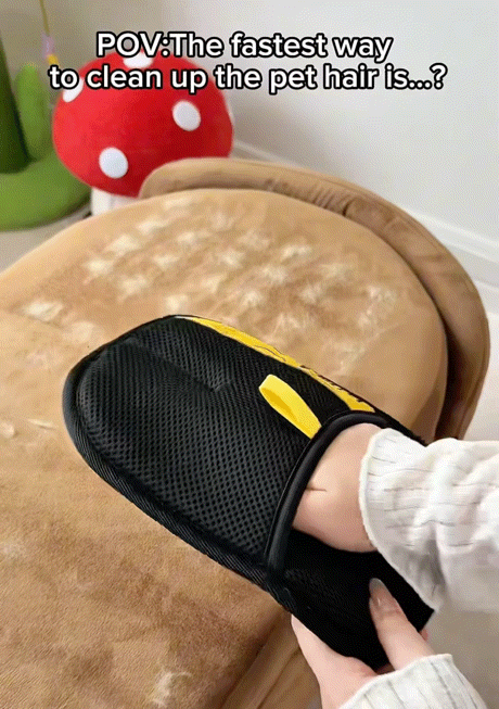 Pet Hair Glove – Remove Fur from Furniture, Clothes & More