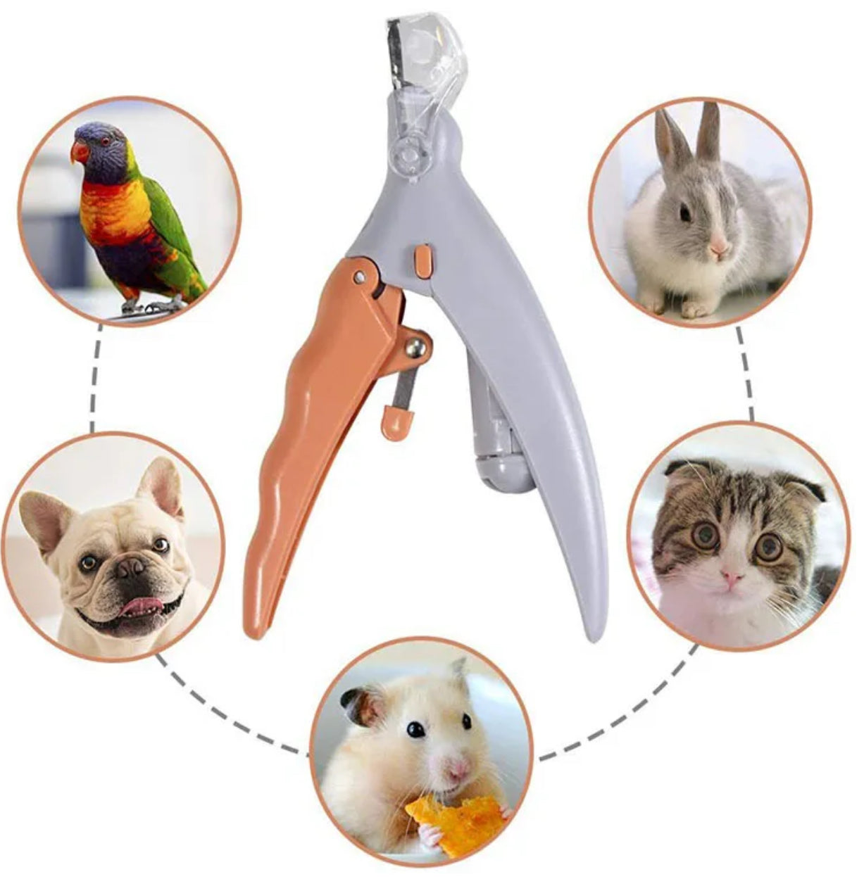 PreciseClip Pet Toe nail Trimmer for Cats & Dogs