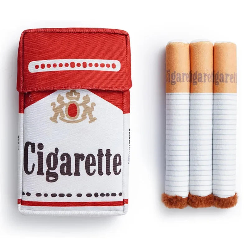 Ciggy Squeaky cigarette dogs toy Plush