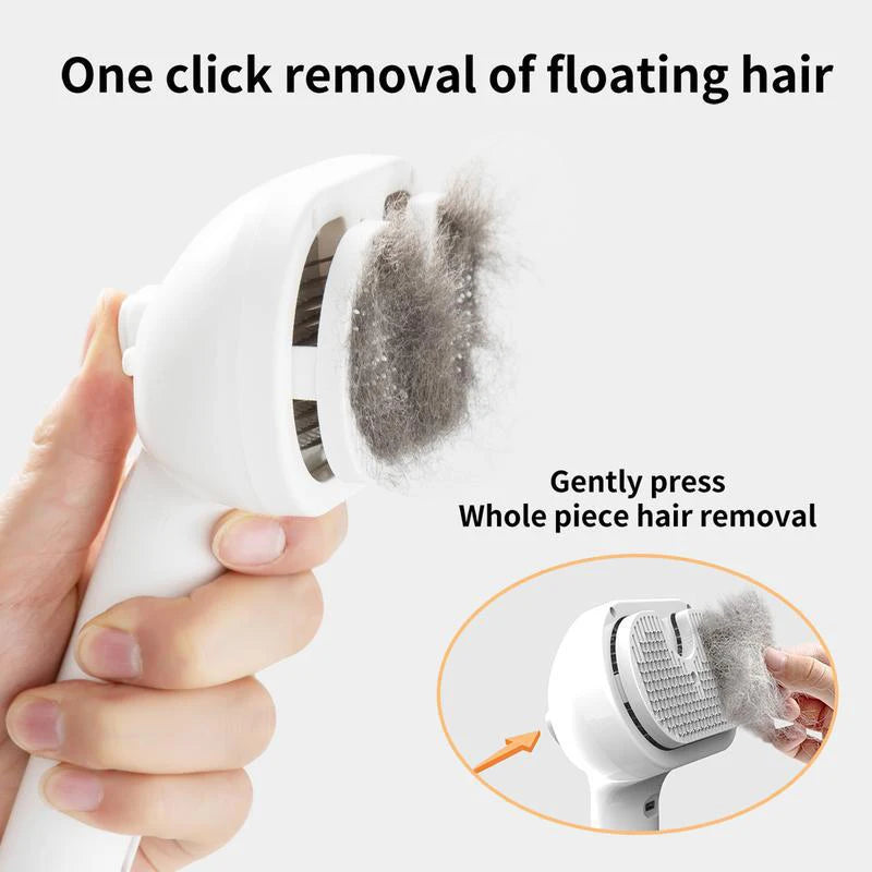 Pet Steam Massage Shedding brush for Cats & Dogs