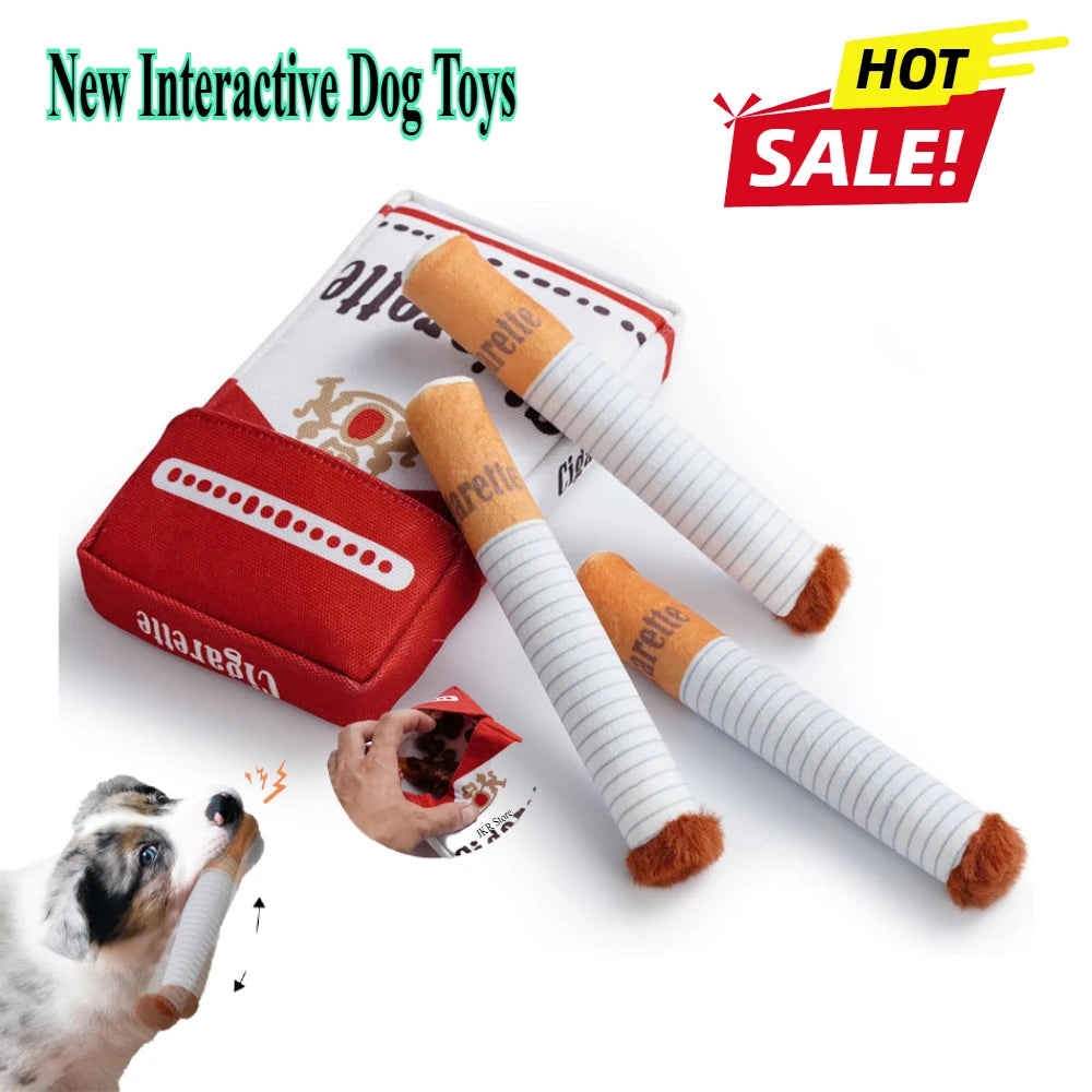 Ciggy Squeaky cigarette dogs toy Plush