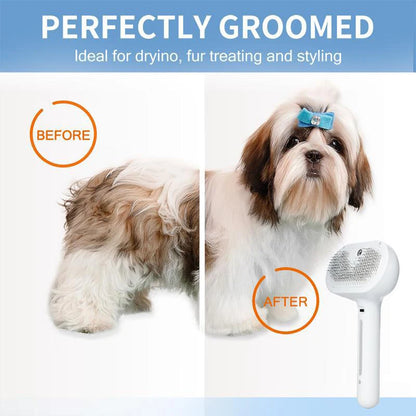 Pet Steam Massage Shedding brush for Cats & Dogs