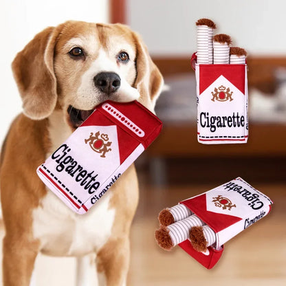 Ciggy Squeaky cigarette dogs toy Plush
