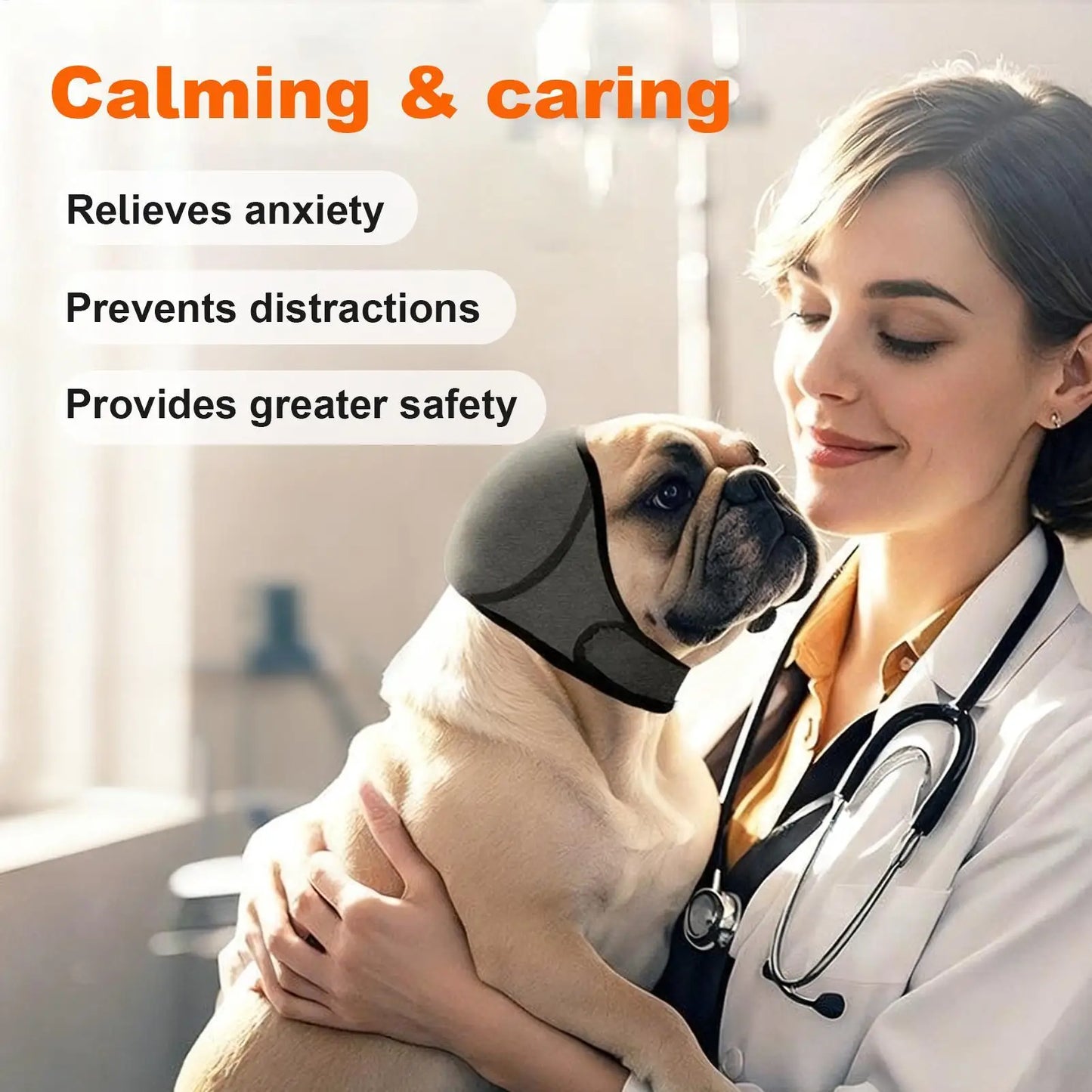 Protect Your Pet's Ears with Our Comfortable Dog Noise Cancelling Ear Muffs - Perfect for Swimming and Winter Adventures!