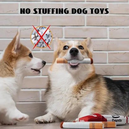 Ciggy Squeaky cigarette dogs toy Plush
