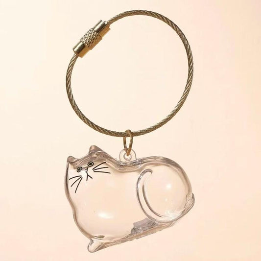 Forever Paw Pet Hair Keepsake Capsule Keychain