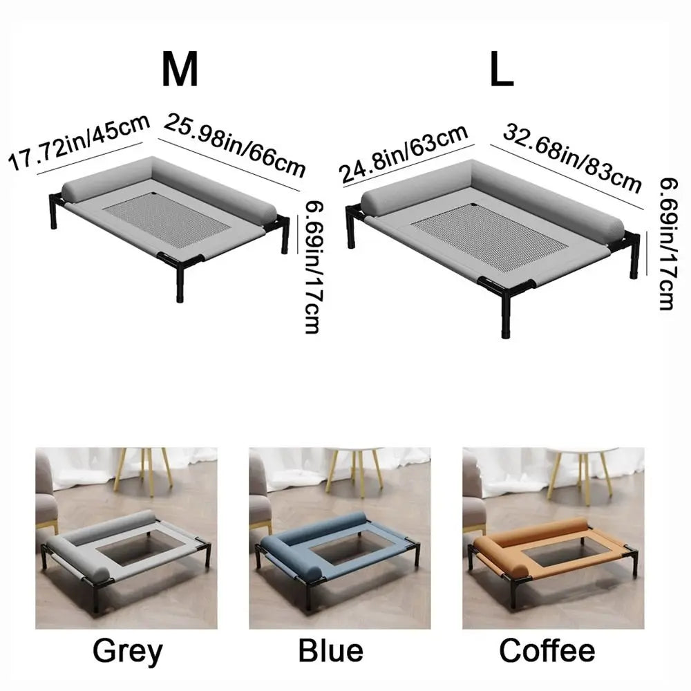 ComfyZone Mesh Elevated Cat & Dog Bed 