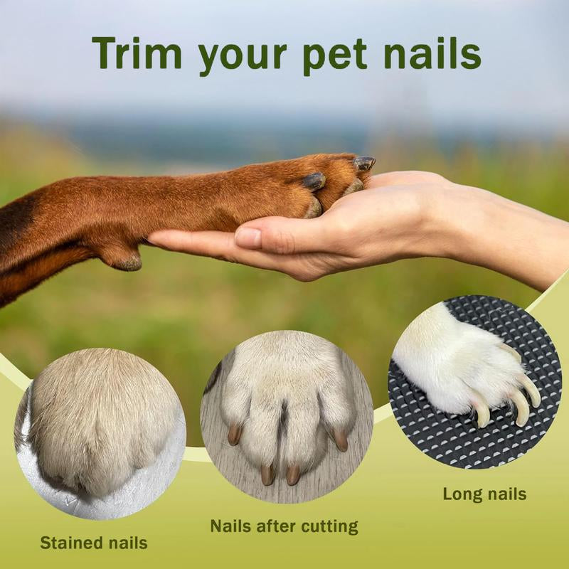 GlowTrim 3-in-1 LED Nail Clippers with Grinder for Cats & Dogs